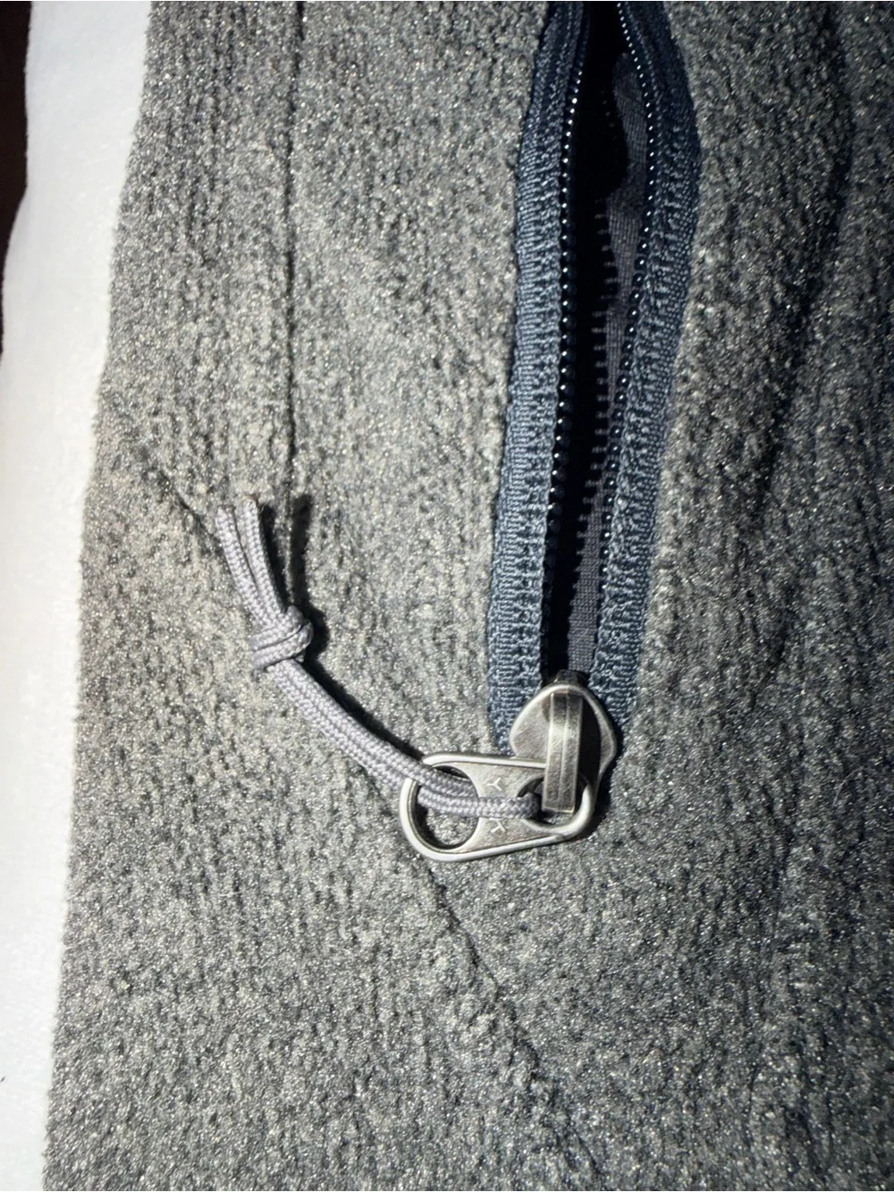 REI Men's Gray Fleece Vest - Full Zip